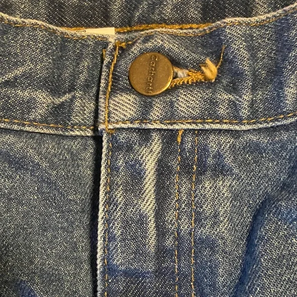 Carhartt Men’s Relaxed Fit Blue Denim Jeans 38 x 31 - Picture 4 of 7